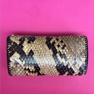 Genuine Vintage Snake Skin Clutch/ Wallet
